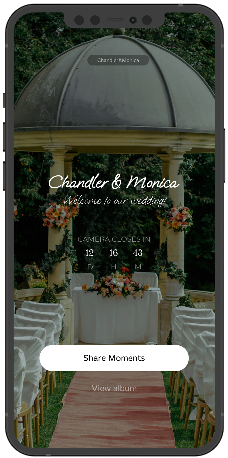 How to create an event on Shared Moments